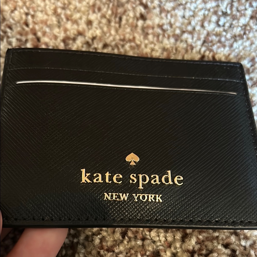 NWT Kate Spade Black Card Holder - Picture 5 of 5
